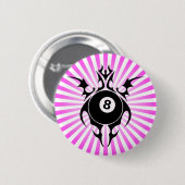 Billard. Stamm. Button (Vorne & Hinten)