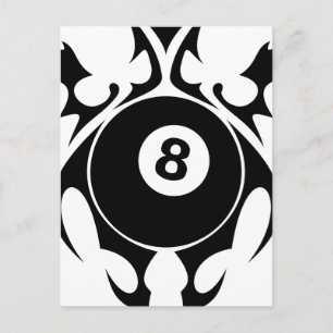 Billard. Stamm. Postkarte