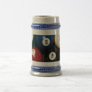Billard Stein Bierglas