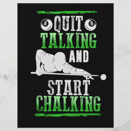 Billard Style Flyer (Vorne)