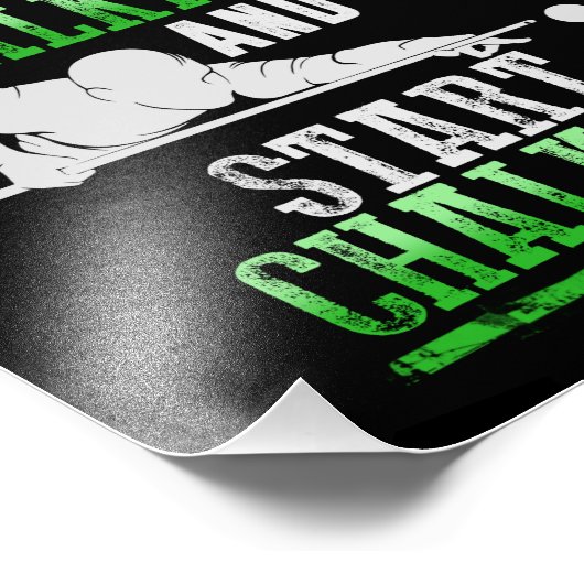 Billard Style Fotodruck (Ecke)