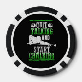 Billard Style Pokerchips (Rückseite)