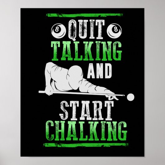 Billard Style Poster (Vorne)