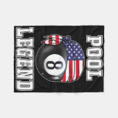 Billard Team 8 Ll Pool Game Player Geschenke für P Fleecedecke (Vorderseite (Horizontal))