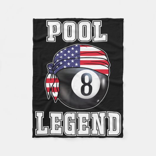 Billard Team 8 Ll Pool Game Player Geschenke für P Fleecedecke (Vorderseite)