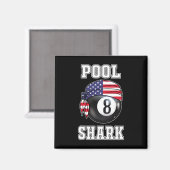 Billard Team 8 Ll Pool Game Player Geschenke für P Magnet (Vorderseite/Rückseite)