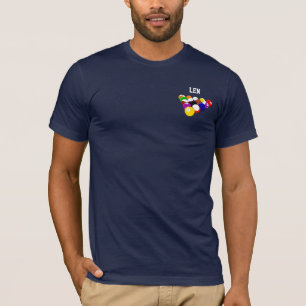 Billard Template Polo Shirt, fertig zum Anpassen