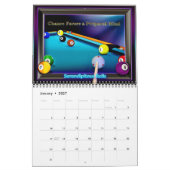Billard trägt 2018 ein kalender (Jan 2027)
