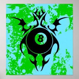 Billard: Tribalz Poster