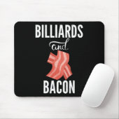 Billard und Bacon Lover Pool Billard Mousepad (Mit Mouse)
