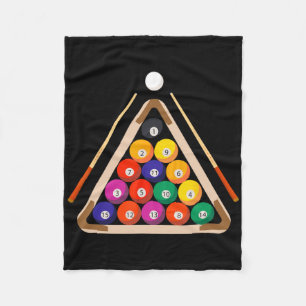 Billard und Stick Billard Player Fleecedecke