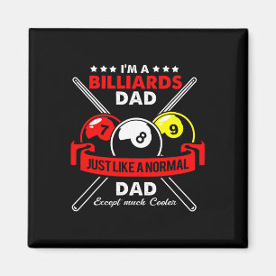 Billard Vater für Vater Daddy Billiard Vater Magnet
