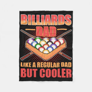 Billard-Vater wie ein regelmäßiger Vater, aber Coo Fleecedecke