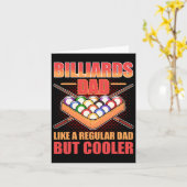 Billard-Vater wie ein regelmäßiger Vater, aber Coo Karte (Gelbe Blume)