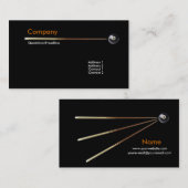 Billard-Visitenkarte Visitenkarte (Vorne/Hinten)