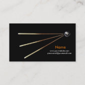 Billard-Visitenkarte Visitenkarte (Rückseite)