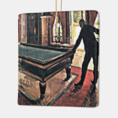 Billard von Gustave Caillebotte Keramikornament (Links)