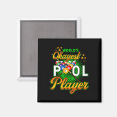 Billard Worlds Token Pool Player 1 Magnet (Vorderseite/Rückseite)