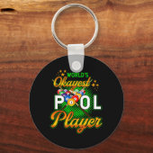 Billard Worlds Token Pool Player 1 Schlüsselanhänger (Vorderseite)