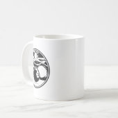 Billard Zeichnend Pool Player Kaffeetasse (Vorderseite Links)