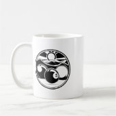 Billard Zeichnend Pool Player Kaffeetasse (Links)