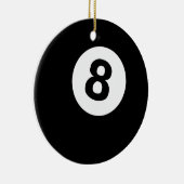 Billardachball Keramikornament (Rechts)