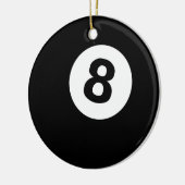 Billardachball Keramikornament (Links)