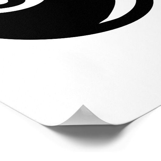 Billardball Poster (Ecke)