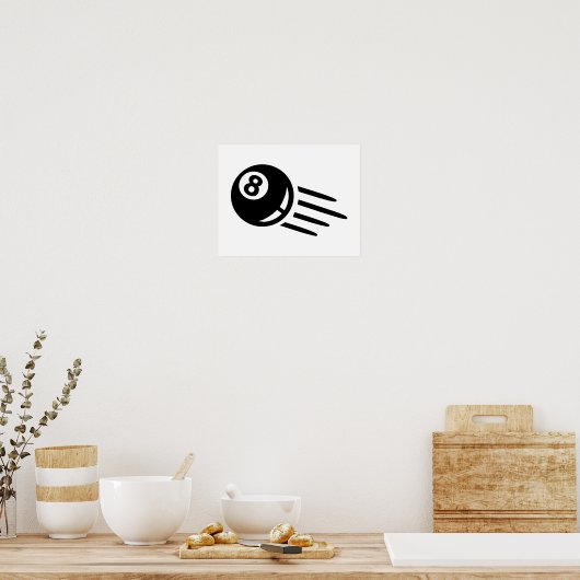 Billardball Poster (Küche)