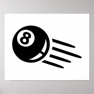 Billardball Poster