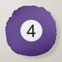 Billardball-Rundkissen #4
