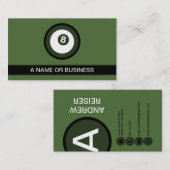 Billardblase Visitenkarte (Vorne/Hinten)