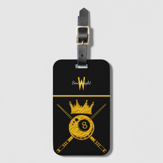 Billarderfahrung vertieft das Wissen jedes Spieler Gepäckanhänger (Vorderseite Vertikal)