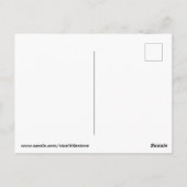 Billardkarte Postkarte (Rückseite)