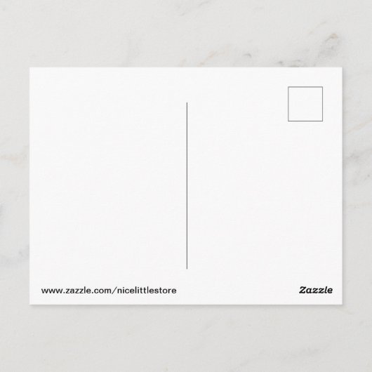 Billardkarte Postkarte (Rückseite)