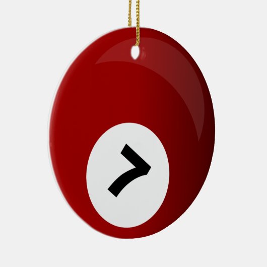 Billardkugel Keramikornament (Rechts)