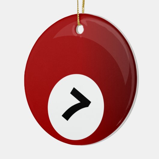 Billardkugel Keramikornament (Links)