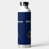 Billardkugel und Queue personalisieren Trinkflasche (links)