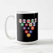 Billardkugeln / Billard: Kaffeetassen (Links)