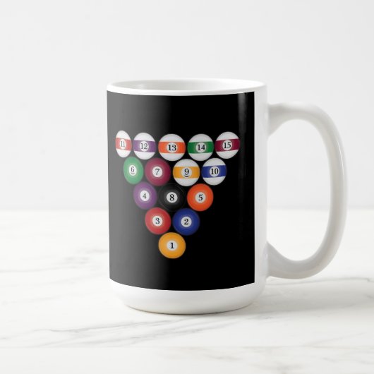 Billardkugeln / Billard: Kaffeetassen (Rechts)