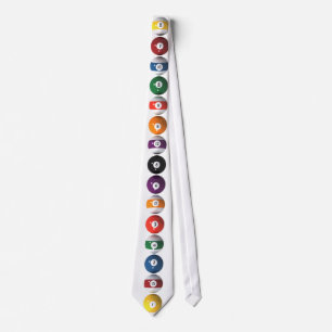 Billardkugeln: Billard: Krawatte / Schlips