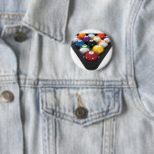 Billardkugeln im Dreieck: Button (Beispiel)