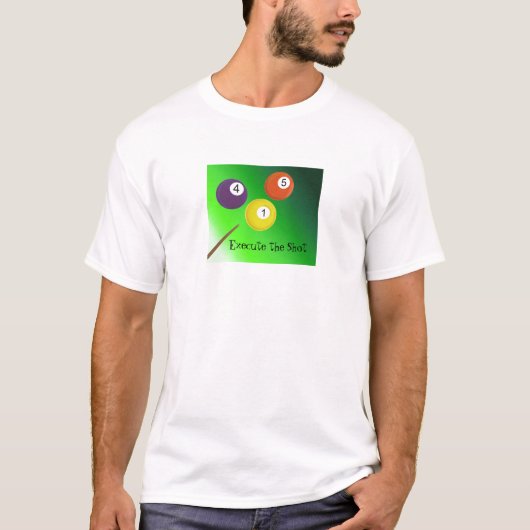 Billardkugeln T-Shirt (Vorderseite)