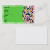 Billardkugeln Visitenkarte (Vorne/Hinten)