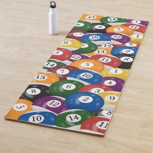 Billardkugelsammlung Yogamatte