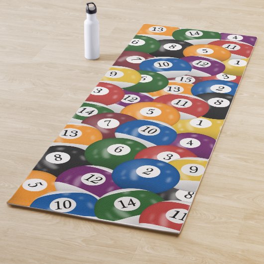 Billardkugelsammlung Yogamatte (Beispiel)