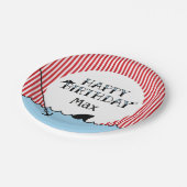 Billardpapier-Platte für das Party Pappteller (Schrägansicht)