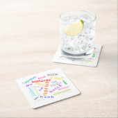 Billardpapier-Untersetzer Rechteckiger Pappuntersetzer (Vor Ort)