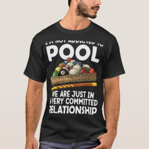 Billardplayer für Coole Männer T-Shirt