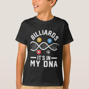 Billardplayer in meiner DNA Funny Pool Billiard T-Shirt